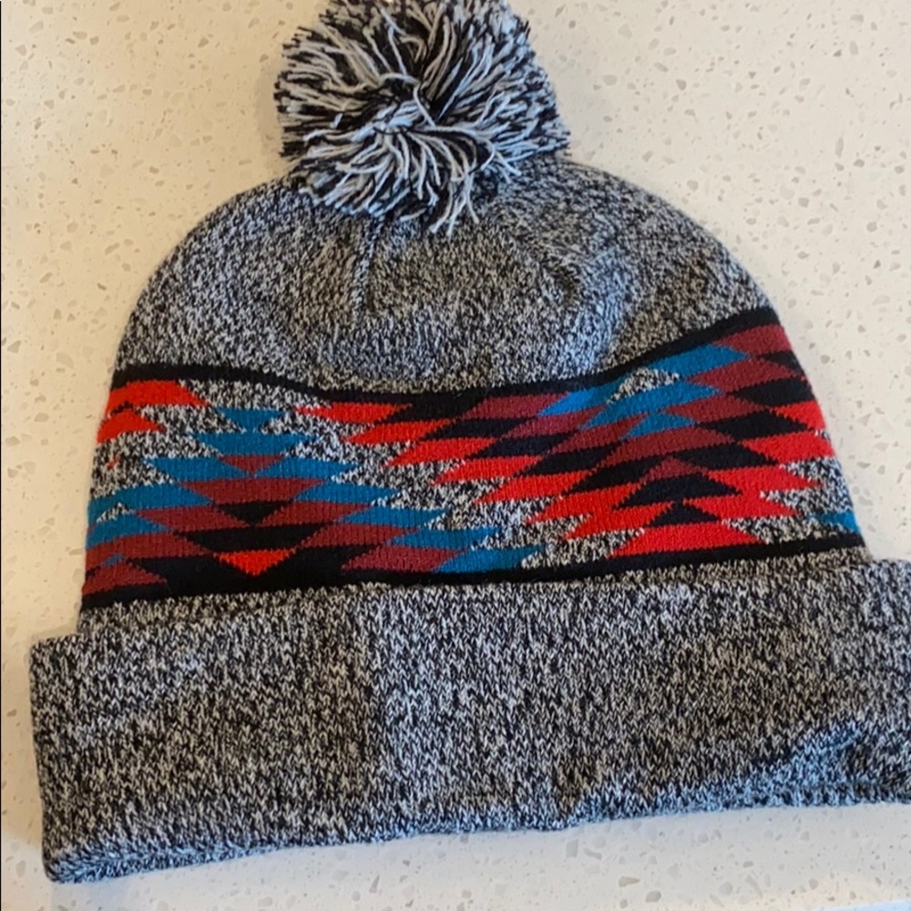 Earth Ragz Rolled Beanie Hat with Pom Pom - Picture 7 of 7